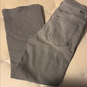 MOTHER Gray Denim Jeans